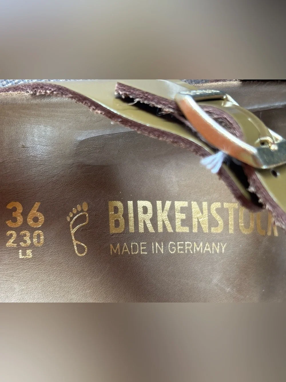 Birkenstock Franca 💅 Oiled Olive Green Leather Sandals Slides 36 40 5 5.5 9 9.5 - Picture 6 of 7